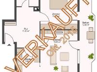 Wohnimmobilie Kauf Etagenwohnung 2 ZKB-ETW mit Balkon und Stellplatz in einem Mehrfamilienhaus in Mannheim-Rheinau-Süd